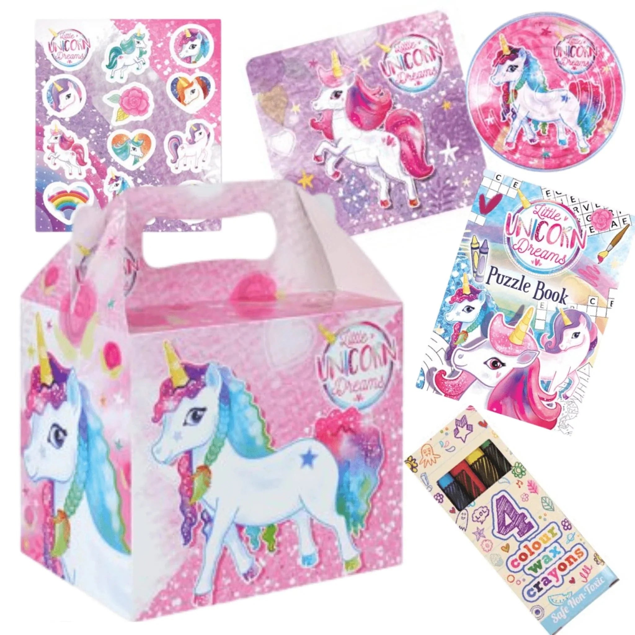 Unicorn Pre-Filled Party Food Boxes - PoundToys